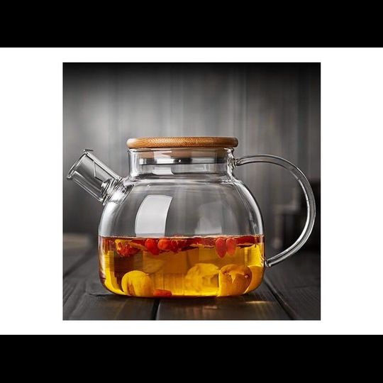 Чайник скляний для варіння (газ/електро), 1000 мл. - 1