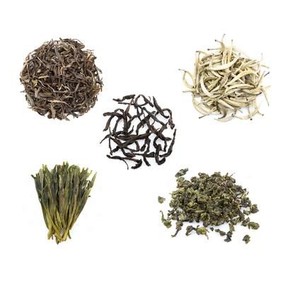 Чайний дегустаційний сет з 5 видів легендарних китайських чаїв, по 10 грамів кожного