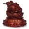 Трехлапая денежная жаба (лягушка) красное дерево, 23x23x27 см. - small image 2