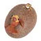 Фігурка "Жаба та оранда червона", ісинська глина - small image 2