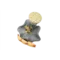 Фігурка "Жаба на лотосі" (глина) - small image 4