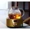 Заварочный чайник из жаропрочного стекла с бамбуковой крышкой 1000 мл - small image 14