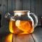 Заварочный чайник из жаропрочного стекла с бамбуковой крышкой 1000 мл - small image 8