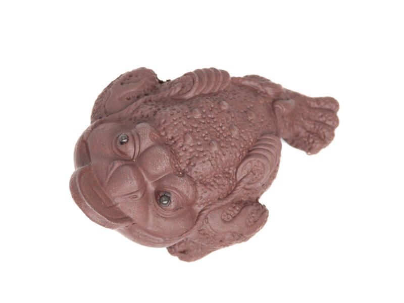 Фігурка "Жаба міні", ісинська глина - 1
