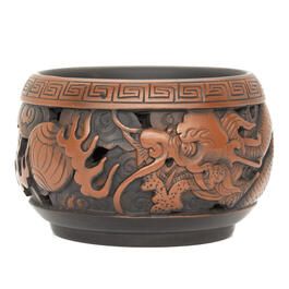 Пиала 110 мл "Дракон и Феникс", цзяньшуйская керамика