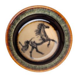Пиала 75 мл "Лошадь", керамика Дэхуа