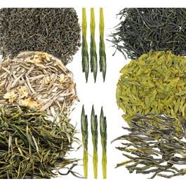 Набор пробников "Зеленый чай" из 7 сортов чая 